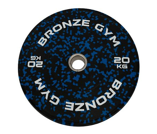 Купить Диск бамперный Bronze Gym камуфляж синий 20 кг в Москве