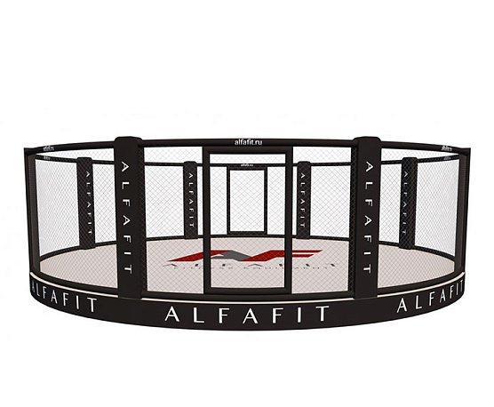AlfaFit MMA Арена тренировочная на техническом помосте высотой 0,3 м