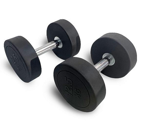 Купить Гантель круглая обрезиненная Unix Fit PRO 12,5 кг / шт. в Москве