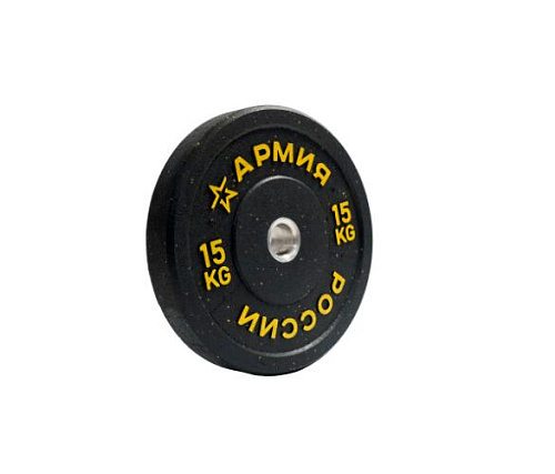 Диск бамперный Original FitTools Армия России 15 кг