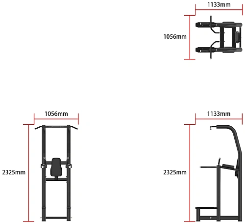 Подтягивание/отжимание/поднятие коленей Smith Fitness Excellence RE6008