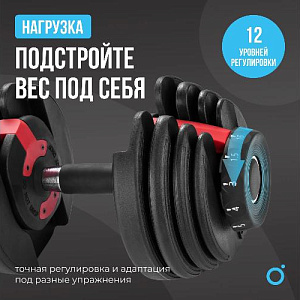 Купить Oxygen FLEXER гантель регулируемая 16 кг в Москве