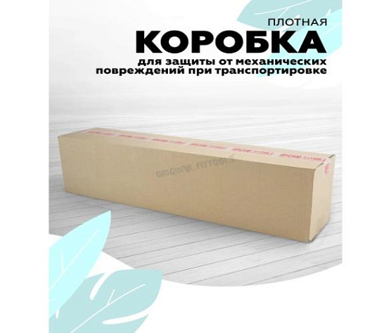Коврик для йоги Original FitTools 10 мм двухслойный TPE черно-серый фото3