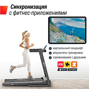 Купить Беговая дорожка Unix Fit Hi-tech S1 Black в Москве