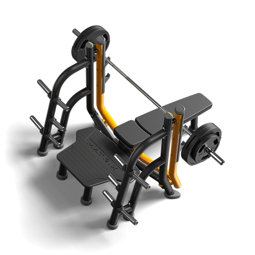 Скамья горизонтальная для жима с доводчиком Matrix Fitness MAGNUM A678