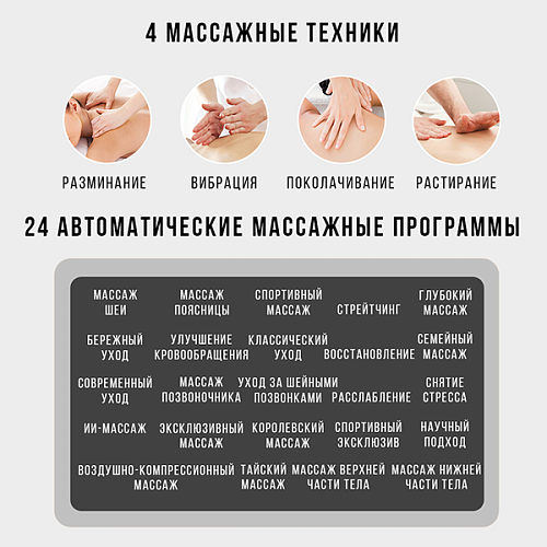 Массажное кресло Meridien Houston (black)