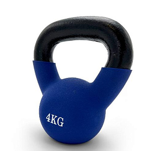 Купить Гиря Unix Fit Гиря виниловая 4 кг Blue в Москве