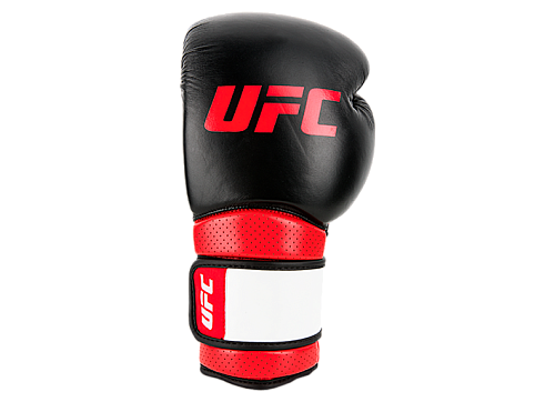 Перчатки MMA для работы на снарядах UFC чёрные 12 Oz