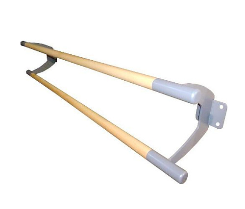 Купить Станок хореографический пристенный двухрядный Original FitTools 1,5 м Premium (перекладина D-40 мм бук) в Москве