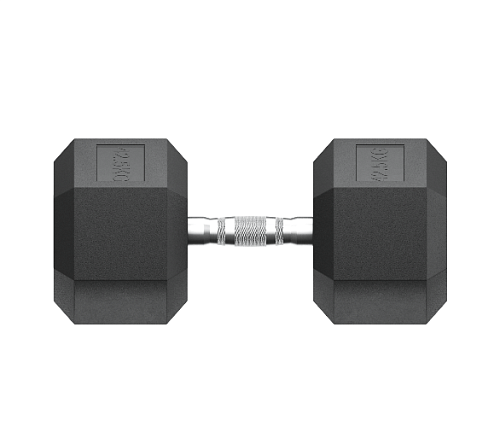 Гантель гексагональная обрезиненная Unix Fit 42,5 кг / шт.
