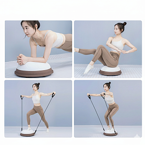 Купить Полусфера Bloom Balance Trainer LB7052/WH белый-коричневый в Москве