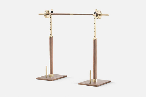 Комплект стоек со штангой и блинами Pent BYSTRA SET