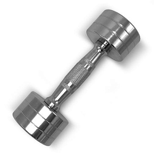 Купить Unix Fit PRO гантель круглая хромированная 7 кг / шт. в Москве