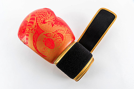 Перчатки для бокса UFC PRO Thai Naga 14 Oz красные фото13