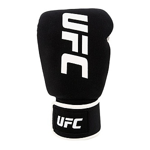 Купить UFC Перчатки для бокса и ММА черные/белые - L в Москве