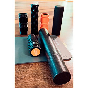 Купить Original FitTools Цилиндр массажный 33 x 14 см черный двойной в Москве