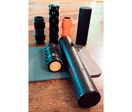 Цилиндр массажный Original FitTools 33 x 14 см черный двойной