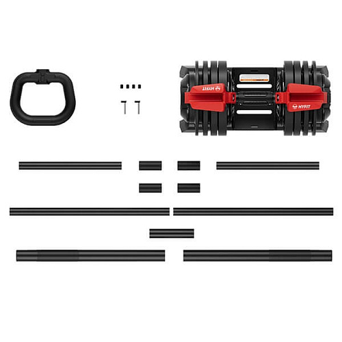 Набор регулируемый штанга+гантель+гиря Hyfit 24 кг
