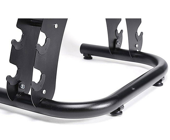 Стойка для хромированных гантелей Hasttings X-образная фото1