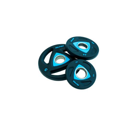 Диск олимпийский полиуретановый Original FitTools OKPRO 5 кг фото6