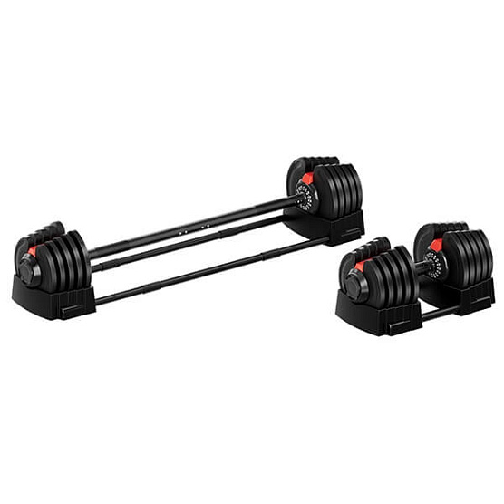 Набор регулируемый штанга+гантель Hyfit 40 кг фото5