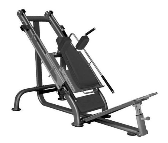 Нагружаемый дисками тренажер Aerofit Impulse IT7006 Жим ногами/Гак-машина