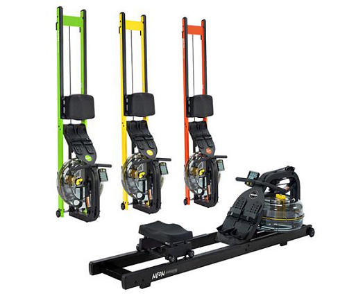 Гребной тренажер First Degree Fitness Neon Plus зеленый