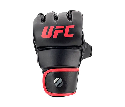 Перчатки MMA тренировочные UFC 6 унций чёрные L/XL