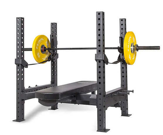 Олимпийская скамья горизонтальная Primal PSWB0024 (со страховочными стропами)