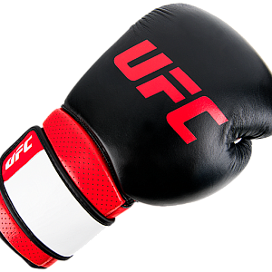 Купить UFC Перчатки MMA для работы на снарядах чёрные - 12 Oz в Москве