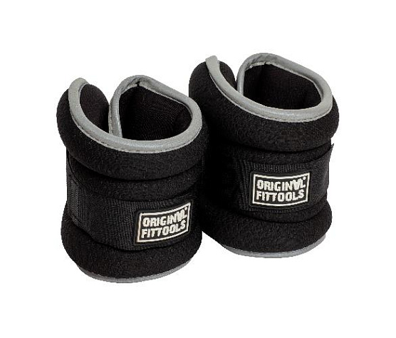 Утяжелители Original FitTools 1 кг (пара) черные фото1