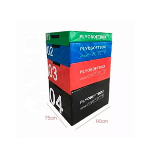 Купить Original FitTools Комплект плиометрических боксов 90х75 высотой 15-30-45-60 см в Москве