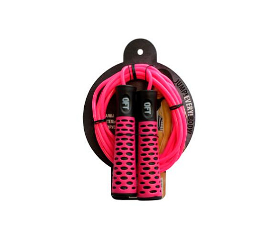 Скакалка с регулируемыми ручками Original FitTools PVC фото2