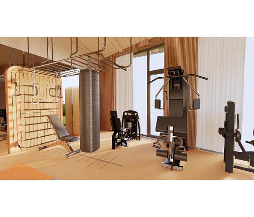 Шведская стенка Desire Regatta Sky Многофункциональный комплекс с элементами отделки частных яхт и рукоходом