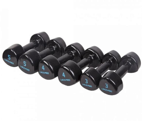 Гантельный ряд Livepro LP8070 1–10 кг