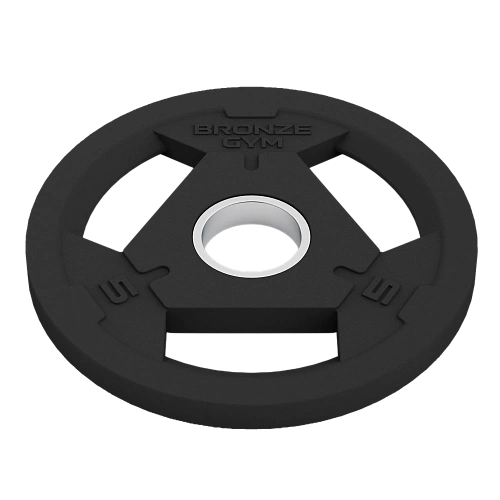 Диск олимпийский обрезиненный BRONZE GYM 5 кг