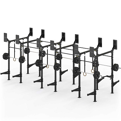Напольная низкая рама TechnogymFloor Low Rig Four Bay Deep  (четыре секции, глубокая) 