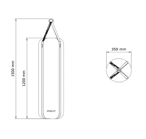 Боксерский мешок Pent RAXA