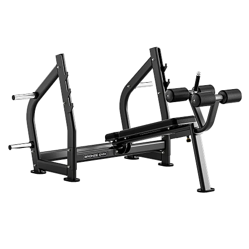 Купить Скамья олимпийская для жима с отрицательным наклоном Bronze Gym RAVE RE57 в Москве