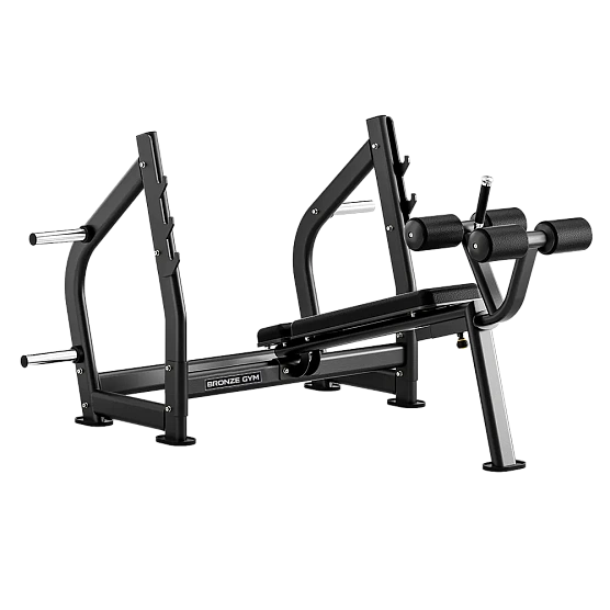 Скамья олимпийская для жима с отрицательным наклоном Bronze Gym RAVE RE57