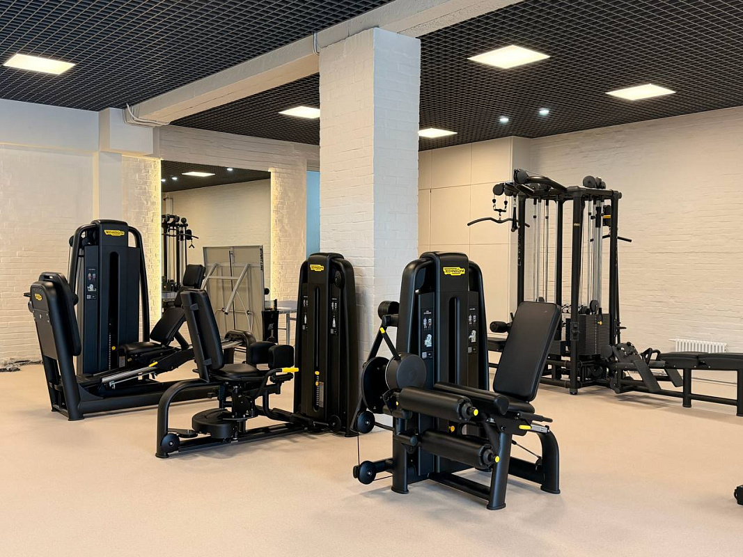 Фитнес-пространство в гостиничном комплексе на Алтае