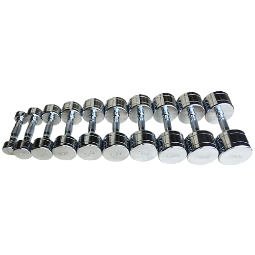 Купить Набор хромированных гантелей Smith Fitness Excellence DB124 (пара) 1-10 кг в Москве