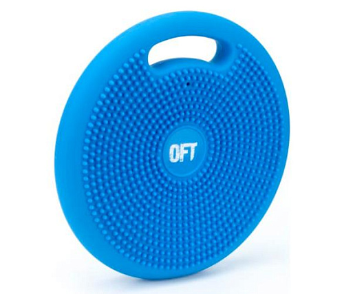 Подушка массажно-балансировочная с ручкой Original FitTools синяя