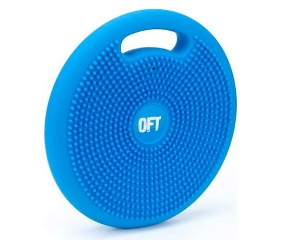 Подушка массажно-балансировочная с ручкой Original FitTools синяя фото2