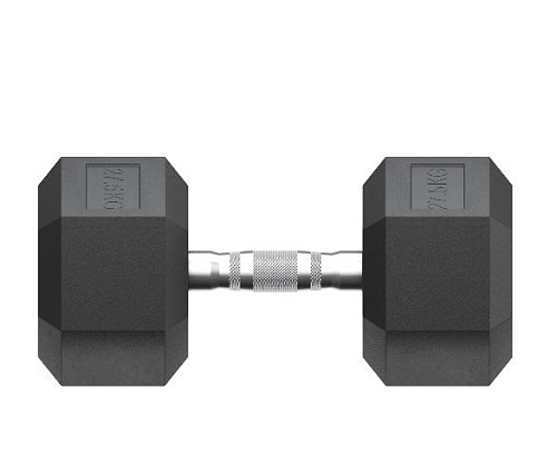 Гантель гексагональная обрезиненная Unix Fit 27,5 кг / шт.