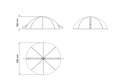 Балансировочная полусфера Pent TRESNA