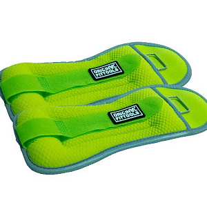 Купить Original FitTools Комплект утяжелителей весом 1 кг (пара) ярко-зеленые в Москве