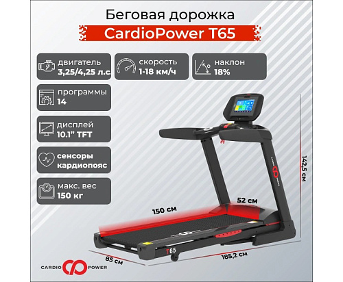 Беговая дорожка CardioPower T65