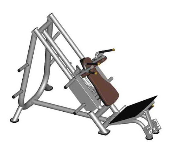 Гакк-машина 45° Oxide Fitness C055 (hack squat)