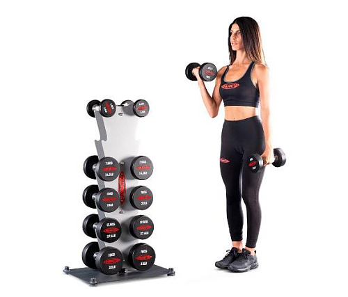 Вертикальная стойка для 6 пар гантелей Panatta 1AB310